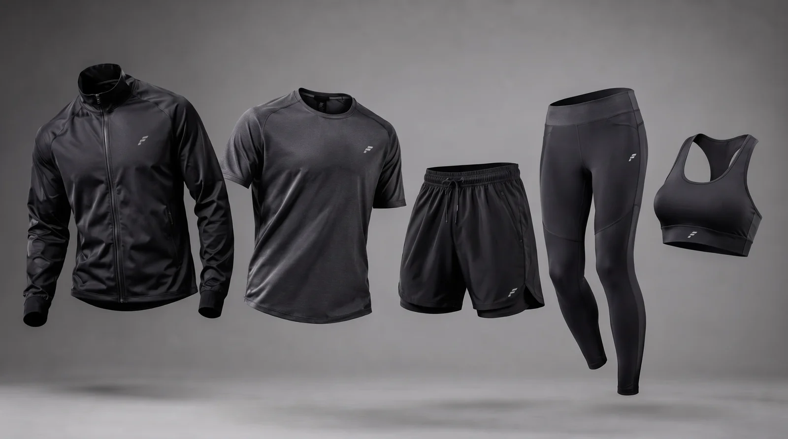 White label sportswear collection with blank branding manufactured by Stitch Horizon